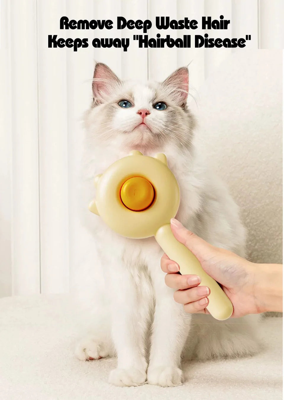 Pet Grooming Needle Comb for Cats/Dogs - Magic Massage Design, Basic Pet Cleaning Care General Supplies Beauty World Shop