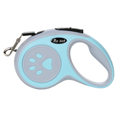 3m 5m Dog Paw Design Leash For Small Medium Large Dogs Outdoor Walking Puppy Strong Retractable Nylon Rope Yorkies Pet Supplies