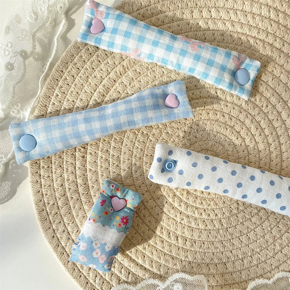 1PC Floral Cable Tie - INS Style Cloth Cord Organizer, Cute Reusable Wire Straps for Earphone/Data Cables Beauty Trend Shop