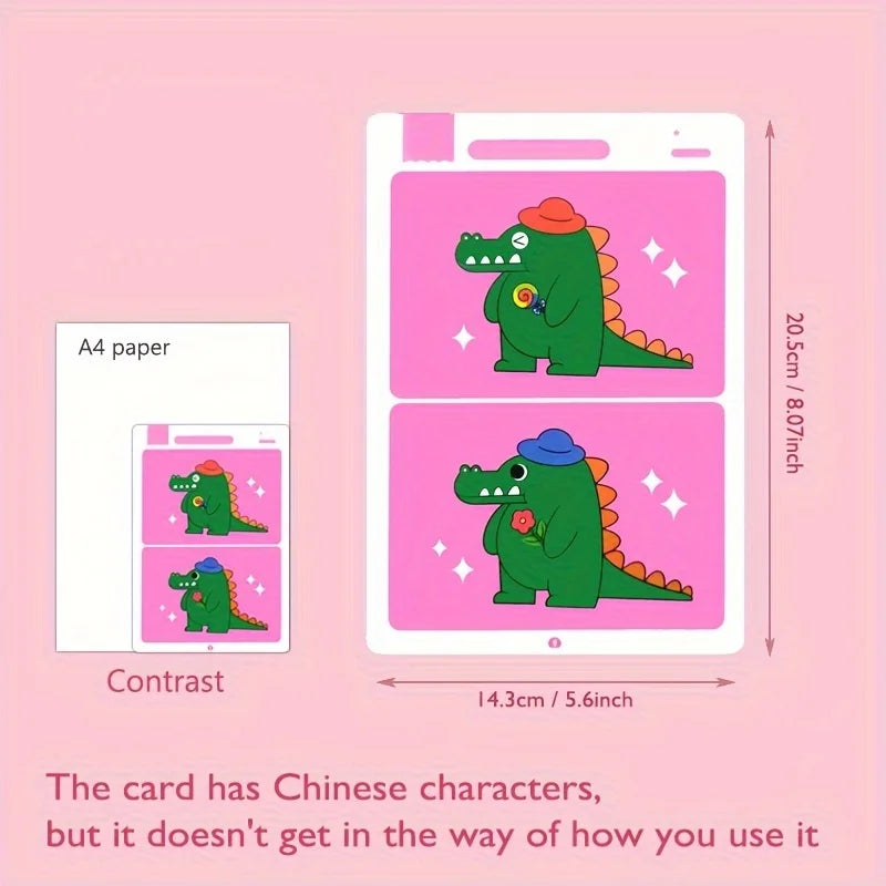 An educational fault finding game: reusable wiping paper for focus and attention training Beauty World Shop
