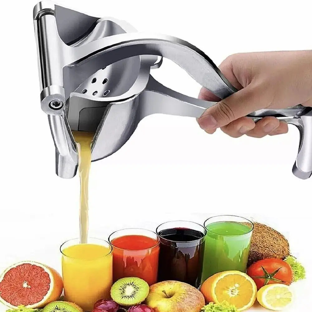 1pc Manual Juice Squeezer Aluminum Alloy Hand Pressure Juicer Pomegranate Orange Lemon Sugar Cane Juice Bar Kitchen Fruit Tool Beauty Trend Shop