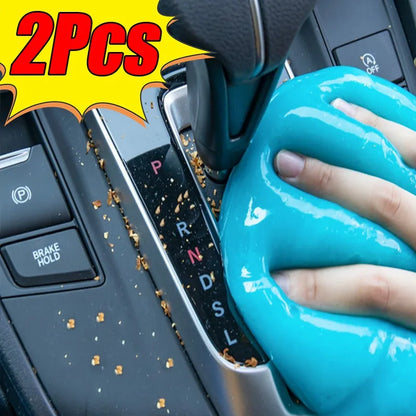 Car Cleaning Gel Slime Magic Mud Auto Interior Computer Keyboard Dirt Clean Dust Remover Gel Car Wash Interior Cleaning Tools Beauty World Shop