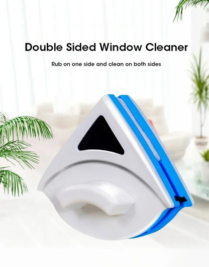 Dual Sided Magnetic Glass Cleaner High Rise Window Wiper With Automatic Drainage System For Home Office Multi Surface Cleaning Beauty World Shop