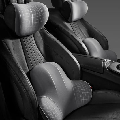 Car Memory Foam Neck Pillow Protection Lumbar Backrest Cushion Lumbar Cushion Car Headrest Cushion Beauty World Shop