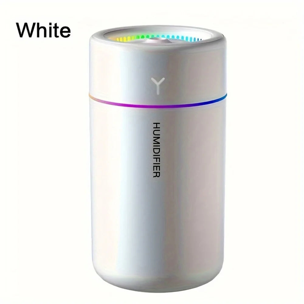 1pc Car Humidifier Colorful LED Aromatherapy Humidifier Silent Ultrasonic Air Aromatherapy Machine Suitable for Bedroom Office Beauty World Shop
