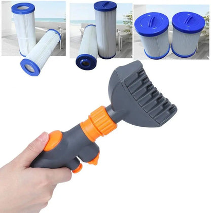 Filter Jet Cleaner Pool Hot Tub Spa Water Wand Cartridge Hand Held Cleaning Brush WIth US Connector Beauty World Shop