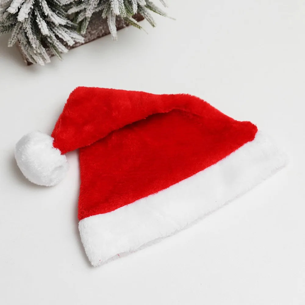 Super Long Christmas Hats Soft Comfortable Velvet Christmas Hat Kids Adult Thickened Santa Claus Caps Christmas Decorations Beauty World Shop