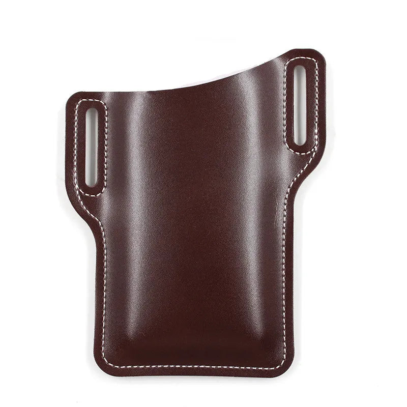 Men Phone Case Holster Cellphone Loop Holster Belt Waist Bag Props Leather Purse Phone Wallet Running Pouch Travel Camping Bags Beauty World Shop