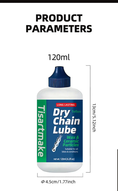 120ML Bicycle Chain Waxy Maintenance Oil Squirt MTB Road Bike Waxy Dry Chain Gear Oil Lube Chain Fork Flywheel Bike Accessories Beauty World Shop