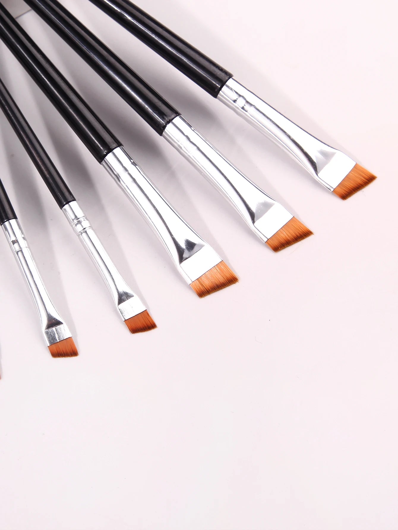 6 Pcs popular eye makeup brush high-end ultra-fine thin bevel brush eyeliner brush eyebrow dyeing beauty makeup tools Beauty World Shop