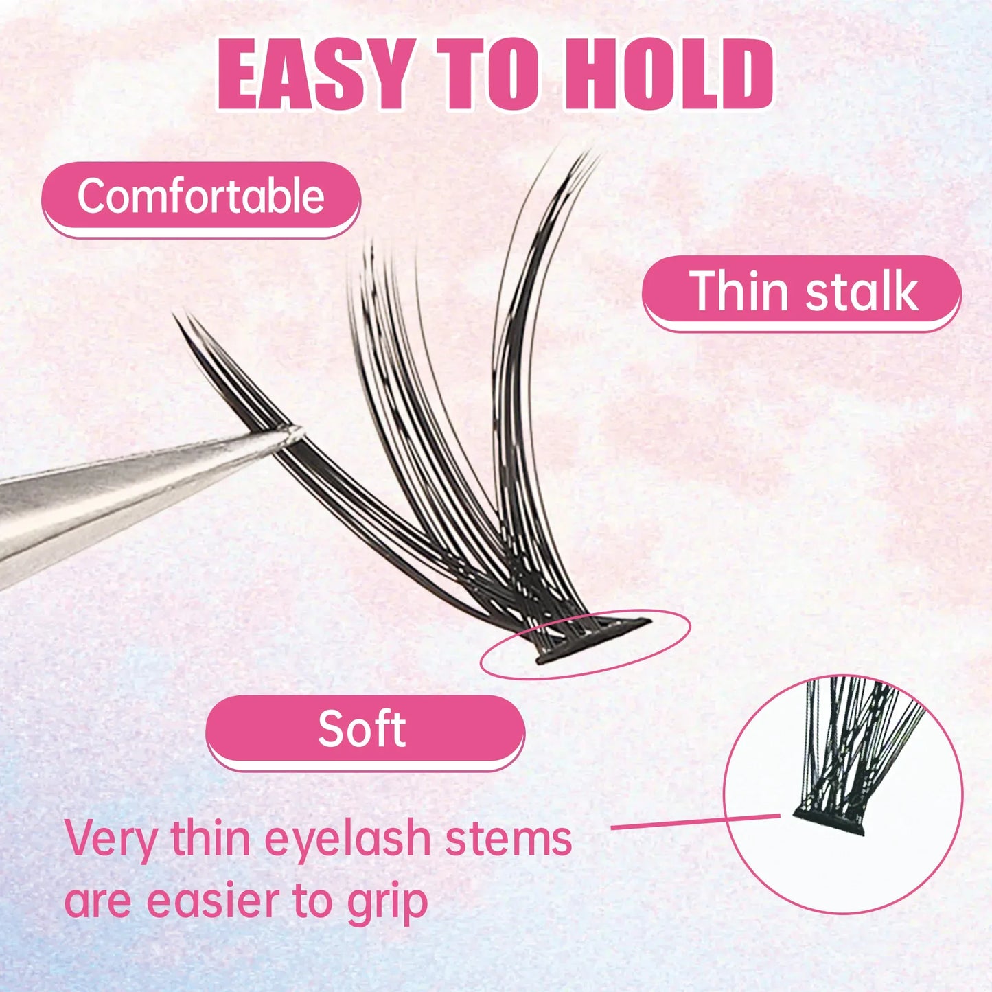 DIY Lashes Extension Kit Eyelashes 200 PCS Clusters Lash Bond and Seal Makeup Tools for Gluing  Lashes Gluing Glue  Accessories Beauty World Shop
