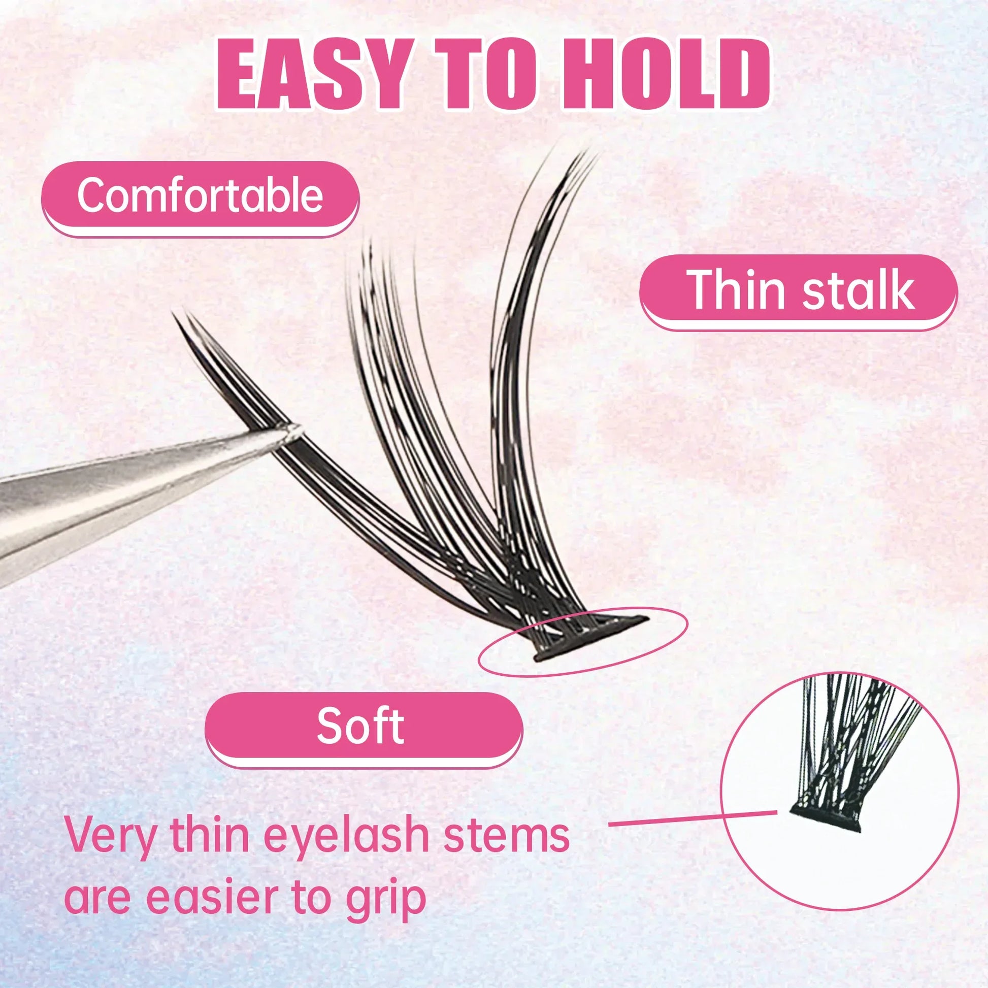 DIY Lashes Extension Kit Eyelashes 200 PCS Clusters Lash Bond and Seal Makeup Tools for Gluing  Lashes Gluing Glue  Accessories Beauty World Shop