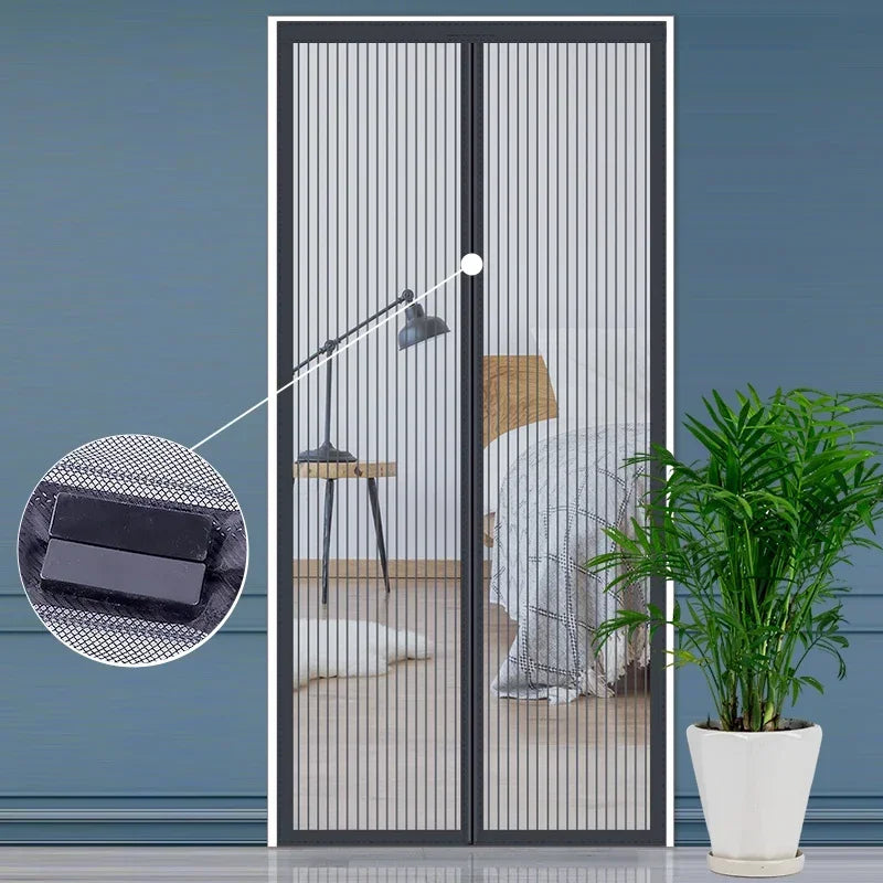 Anti-mosquito Curtain Mosquito Netss for Window Fly Screen Automatic Closing Door Household Ventilation Curtains Magnetic Net Beauty World Shop