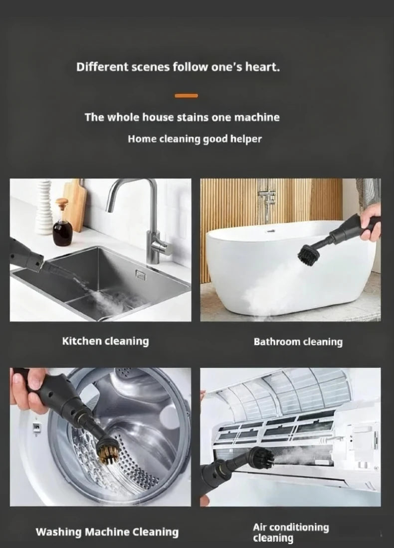 Steam Cleaner High Temperature Sterilization Air Conditioning Kitchen Hood Home /Car Steaming Cleaner 220V EU Plug Beauty World Shop
