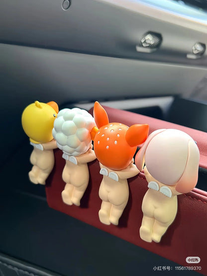 Genuine Sonny Angel Lying Down Hippers Action Figures Cute Mysterious Surprise Toy Anime Model Doll Children Christmas Fan Gifts Beauty World Shop