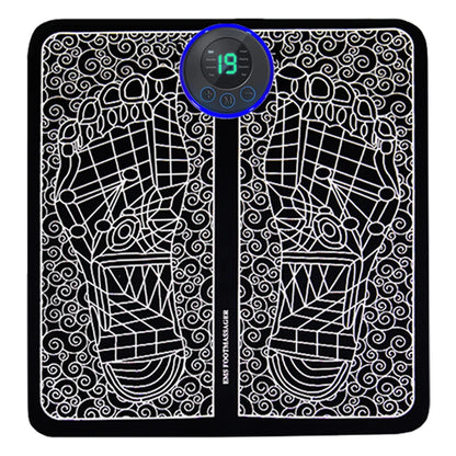 Electric Foot Massager Pad Muscle Massage Relaxation Trainer For Massage Fitness Outdoor Sport Home Family Relax Beauty World Shop