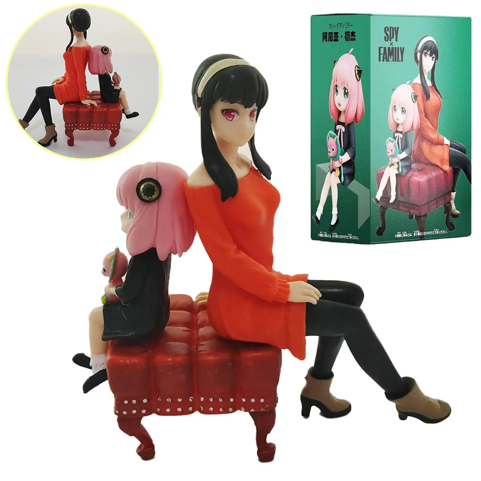 Hot 15CM Anime Figure SPY×FAMILY Anya Alstreim Yor Forger Action Figure PVC Table Decoration Figure Model Toy Gift For Children Beauty World Shop