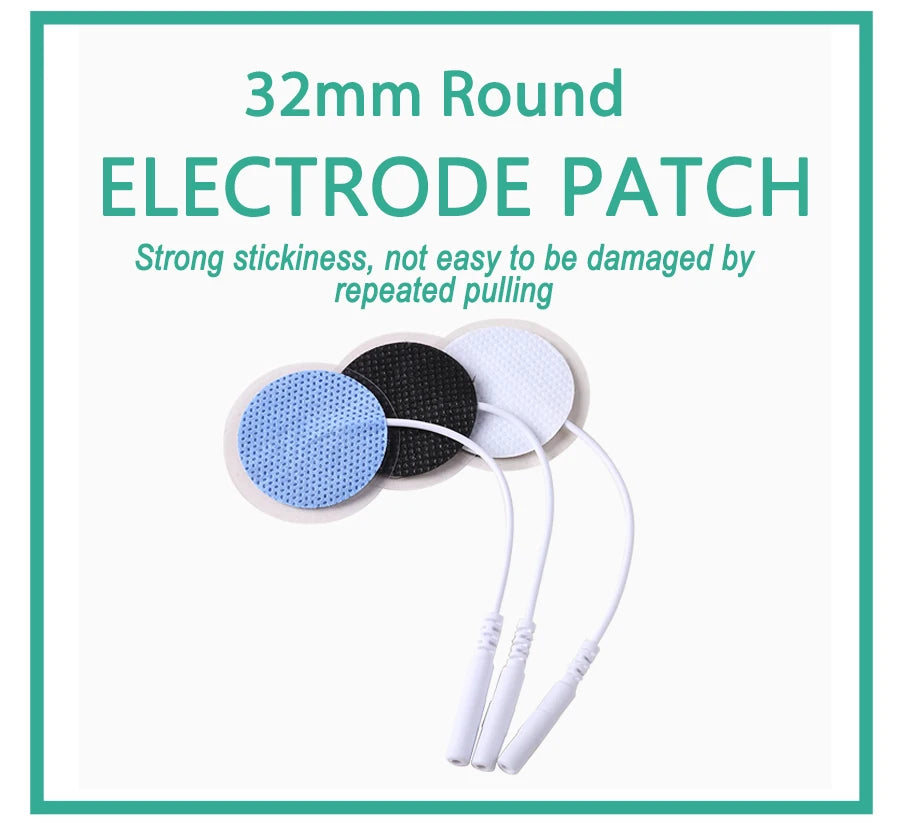 32mm EMS Electrode Pads Slim Self Adhesive Gel Electrode Sticker For Tens Acupuncture Digital Therapy Machine Beauty World Shop