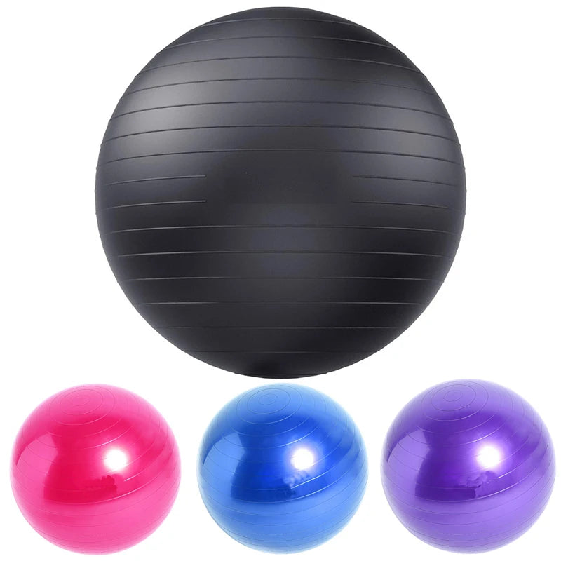 Yoga Ball Balance Ball Pilates Accessories Home Fitness Equipment Pregnant Women Rehabilitation Exercise Yoga Ball 55/65/75/85cm Beauty World Shop