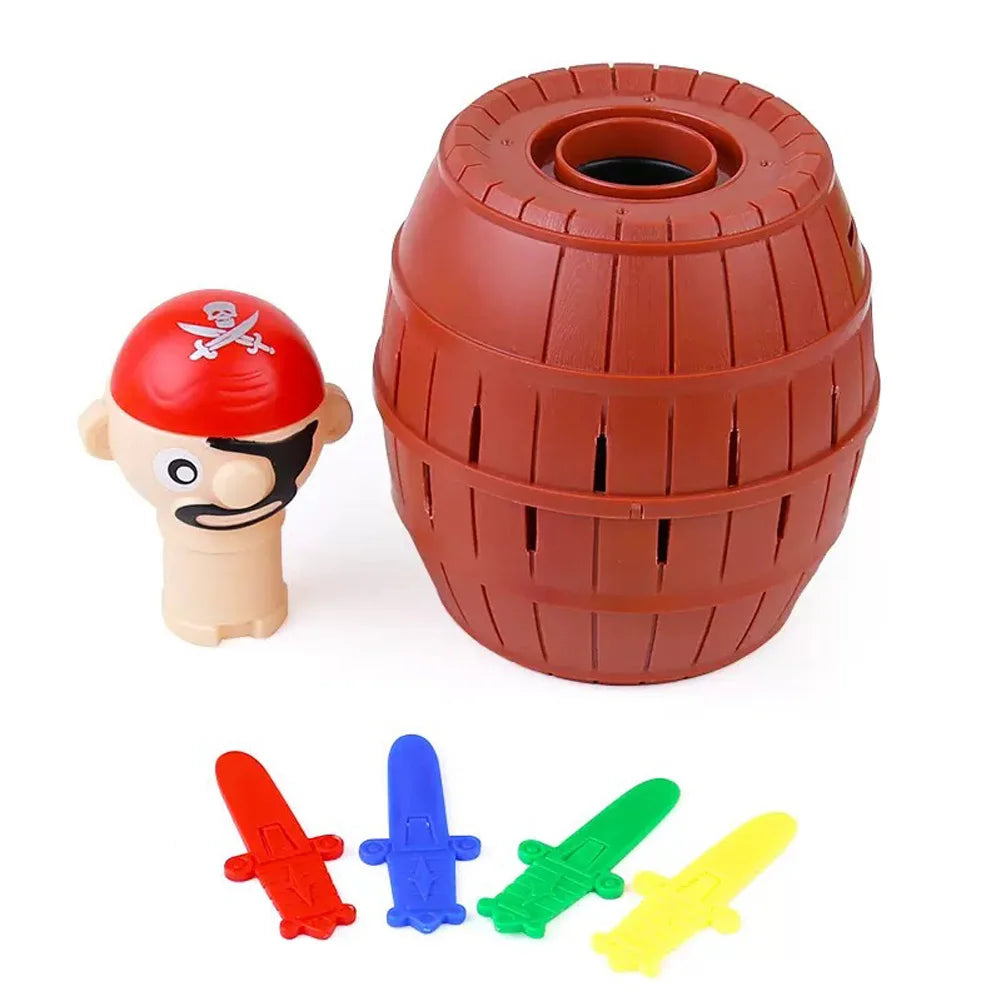 Pirate Bucket - Mr. Sword Bucket - Interactive Board Game, Mock and Trick Game - Trick Pirate Bucket, New and Unique Trick Game Beauty World Shop