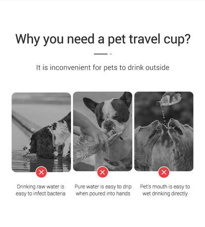 Portable Dog Water Bottle For Small Large Dogs Cat Outdoor Leakproof Walking Drinking Bowls Chihuahua French Bulldog Supplies Beauty World Shop
