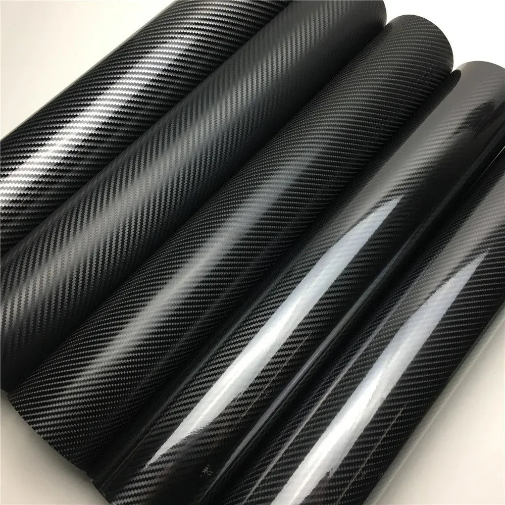 2D 3D 4D 5D 6D Glossy Carbon Fiber Vinyl Car Wrap Film Sheet For Car Sticker Laptop Skin Motorcycle Wrapping Beauty World Shop