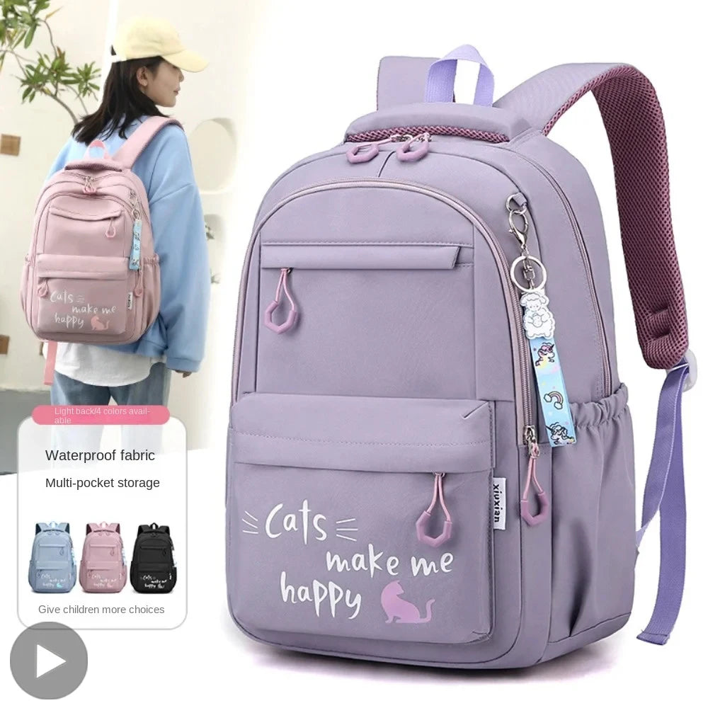 Teenage Girls School Bag Children Backpack Class Child Kids Back Pack Kawaii Bagpack Cute Women Rucksack Female Bolsas Portfolio Beauty World Shop