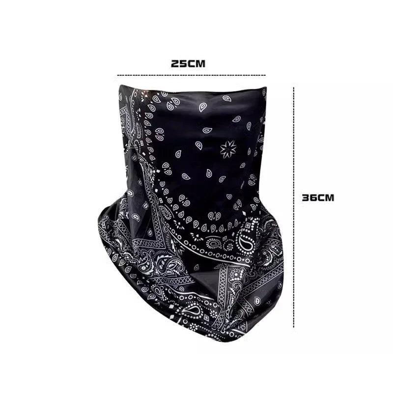 Moda punk protetor solar máscara para homens mulheres verão rosto pescoço proteção uv lenço de orelha hip hop esportes Beauty Trend Shop