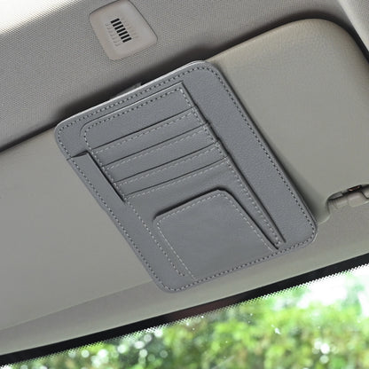 Car Visor Organizer Multi-Pocket Pouch Bag Card Glasses Storage Holder Scratch-resistant Auto Visor Holder For Car Interior Car Beauty World Shop