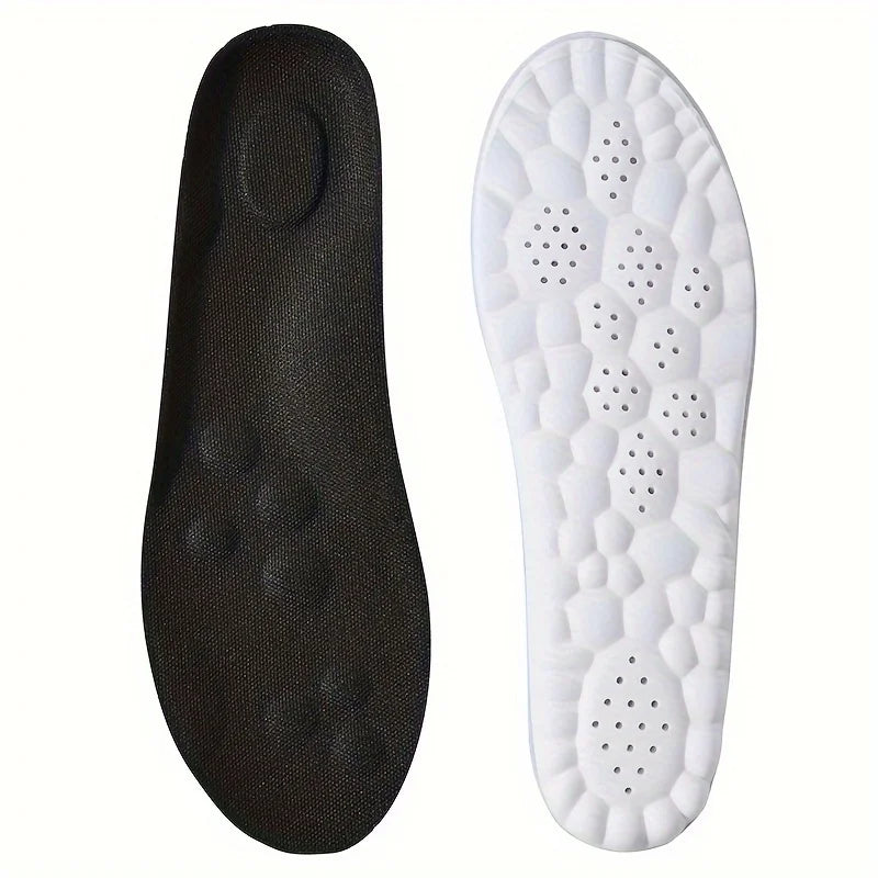 1Pair/2Pairs/4Pairs High Elasticity Latex Sport Insoles Soft Shoe Pads Arch Support Orthotic Insoles Breathable Deodorant Insole Beauty World Shop