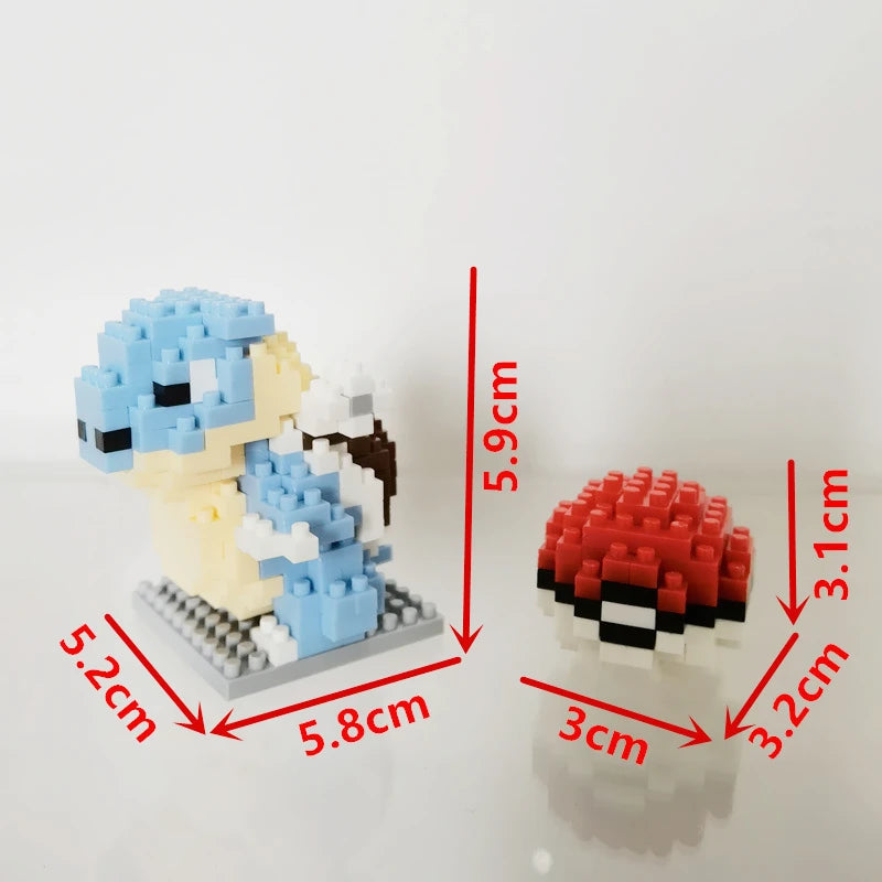 75 Style Building Blocks Assembly Anime Picachu Charizard Doll Blastoise Bulbasaur Gengar Bricks Figures Toy for Kid Gift Beauty World Shop