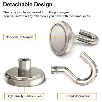 10PCS Strong Magnet Hooks Multi-Purpose Storage Hooks Home Kitchen Bar Storage Hooks Key Storage Hooks Bathroom Hangers Beauty World Shop