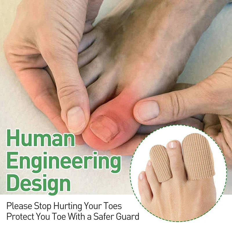 Fabric Toe Separator Finger Protector Applicator Corn Callus Remover Bunion Corrector Pedicure Tools Pain Relief Tube Foot Care Beauty Trend Shop