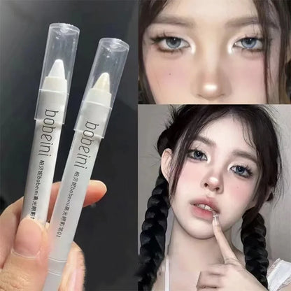 Highlighter,Brightening,Silkworm Pen,Pearlescent,Matte,Burst Eyeshadow Pencil,Makeup,Eye Makeup,Long-lasting Pearlescent Stick Beauty World Shop