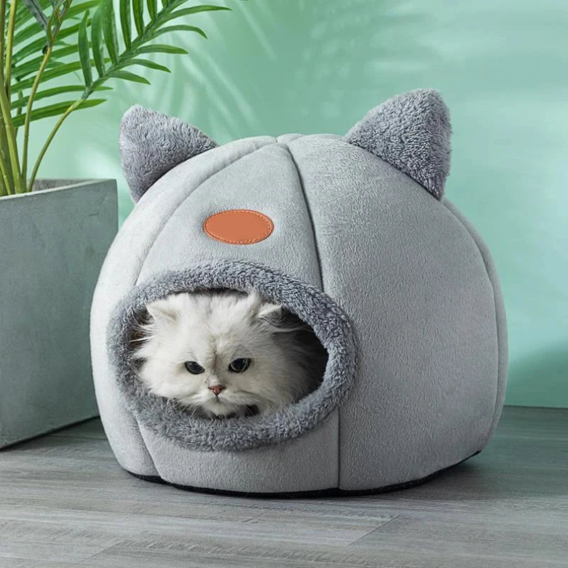 Deep Sleep Comfort In Winter Cat Bed Iittle Mat Basket Small Dog House Products Pets Tent Cozy Cave Nest Indoor Cama Gato