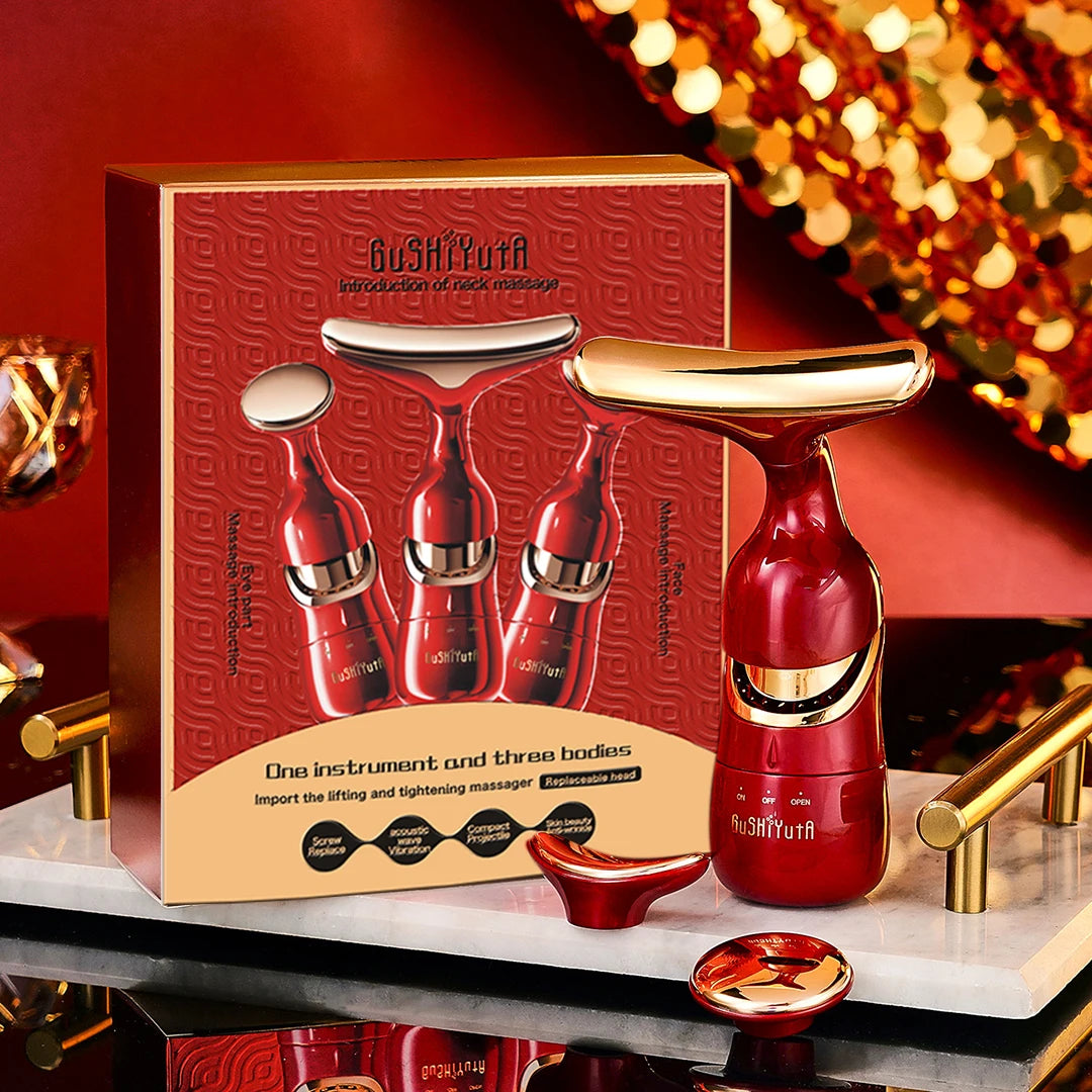 Face Lifting Device Neck Facial Eye Massage Introducer Microcurrent Skin Rejuvenation Anti Aging Beauty Device Face Massager Beauty World Shop