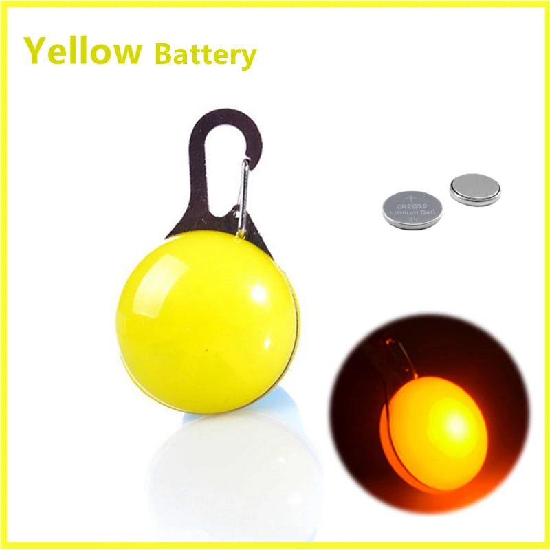 LED Glowing Pendant Flashlight Dog Cat Collar Pet Leads Glow  Accessories  Bright Necklace Luminous Collar  Night Safety Decor Beauty World Shop