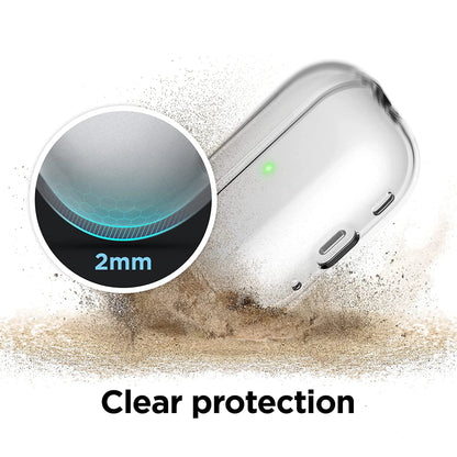Transparent Protective lanyard Case Cover For Airpods Pro 2 TPU Soft Skin Shockproof Case Cover Designed for Airpods Pro2 Earbud