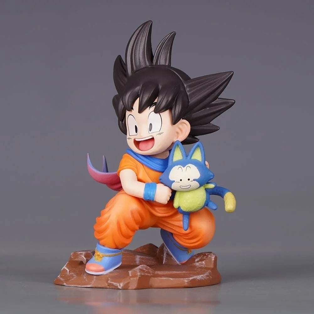 10cm Anime Dragon Ball Z Figure Goku Figure Goku Embrace Pura PVC GK Figures Yamcha Anime Collectible Model Toys Gifts Beauty World Shop