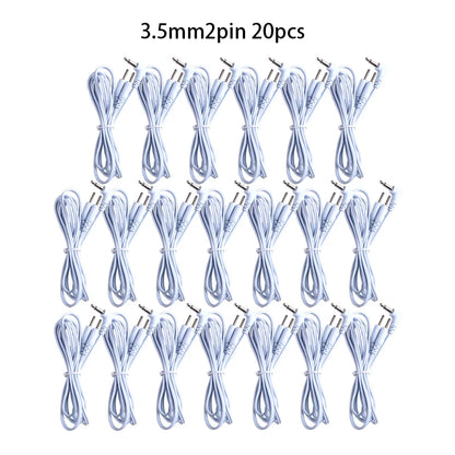 2/4 Pins Head 2.5/3.5mm Plug Type Electrode Cable Line Wire For Tens Acupuncture Electrical Nerve Muscle Stimulator Beauty World Shop