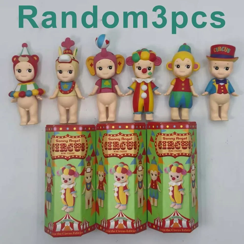 Sonny Angel Circus Series Blind box Action Figures Cute Mysterious Surprise Toy Anime Model Doll Child Christmas Gift Beauty World Shop
