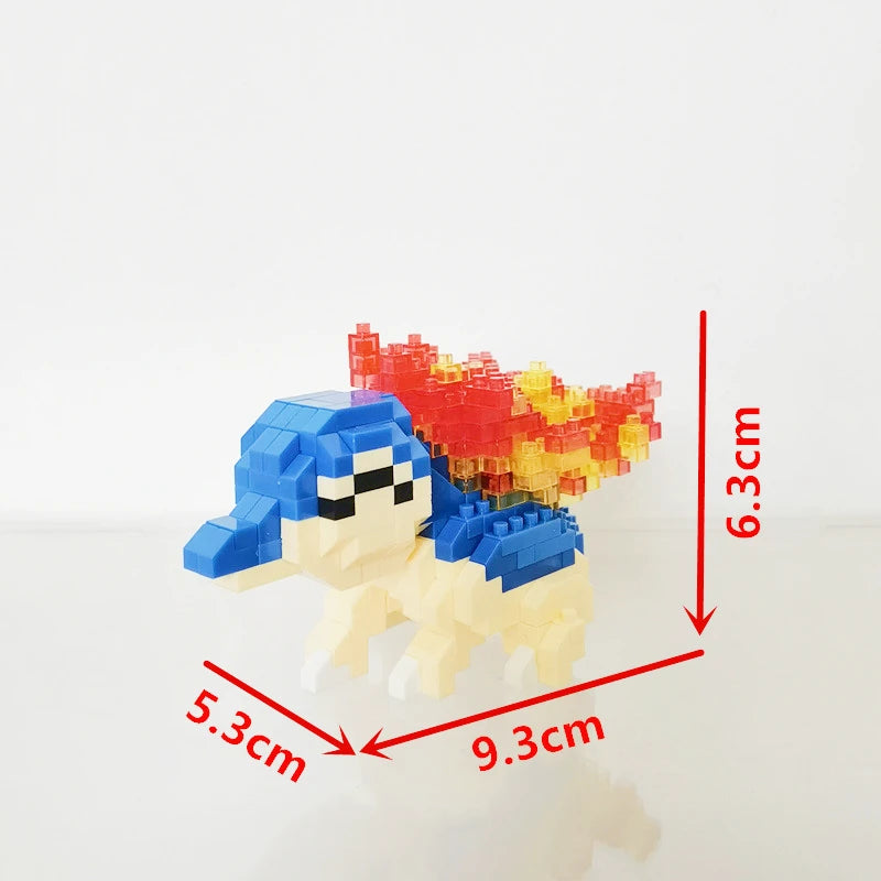 75 Style Building Blocks Assembly Anime Picachu Charizard Doll Blastoise Bulbasaur Gengar Bricks Figures Toy for Kid Gift Beauty World Shop