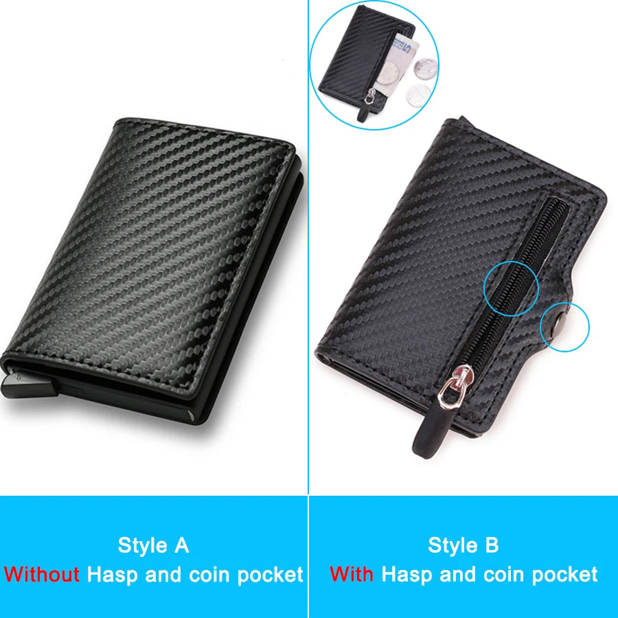 Anti Thief Rfid Credit Card Holder Smart Minimalist Wallet Pocket Men Women Slim Cardholder Bank Cash Creditcard Case Bag Purse Beauty World Shop