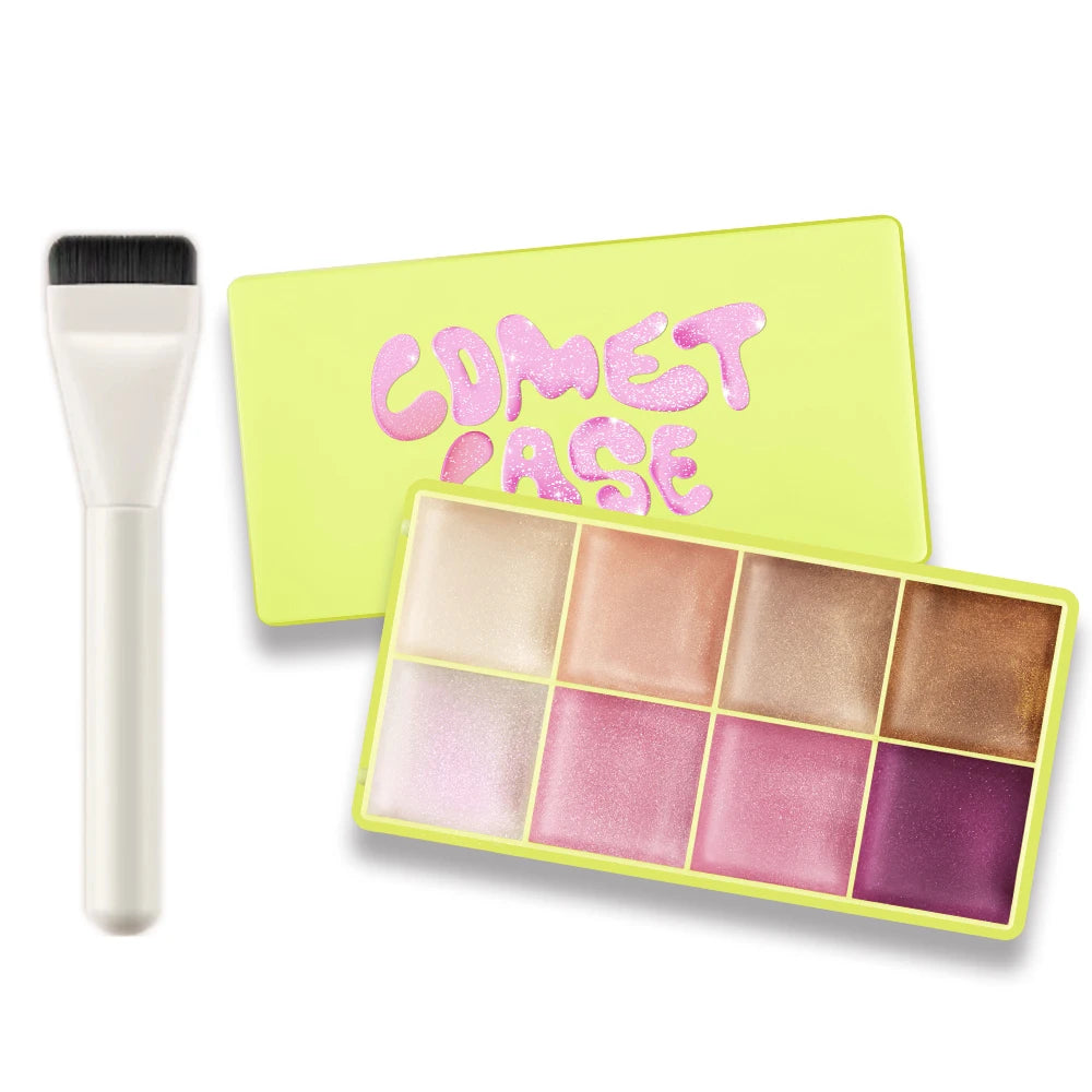 Curve Case Cream Eyebrow Cream Blush Highlighter Palette Matte Shimmer Finishes Shadow Tones Long-Lasting Cosmetics Beauty World Shop
