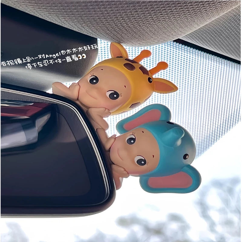 Genuine Sonny Angel Lying Down Hippers Action Figures Cute Mysterious Surprise Toy Anime Model Doll Children Christmas Fan Gifts Beauty World Shop