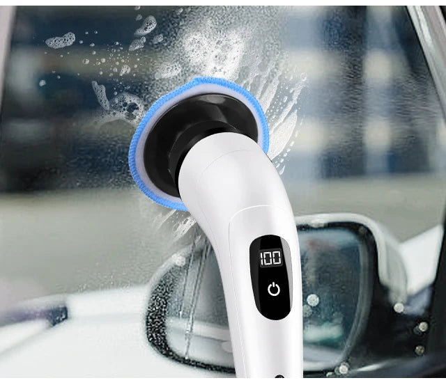 Household Cordless Multipurpose Spin Scrubber Kitchen Gadgets Hair Brushes Bathroom Broom Toilet Mops Electric Cleaning Brush