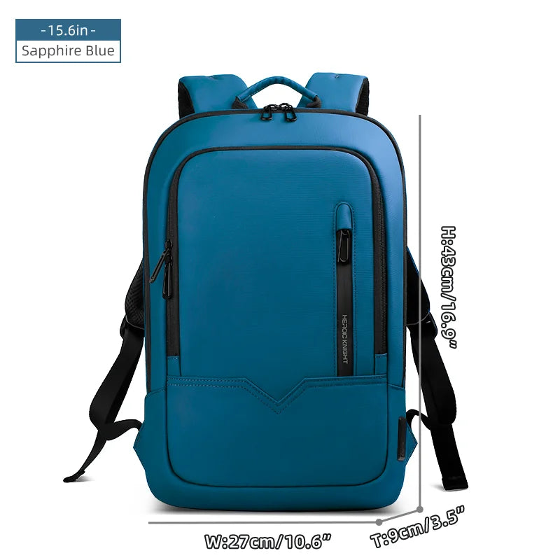 Heroic Knight Men's Daily Laptop Backpack Lightweight Minimalist Commute Office Daypack Women Waterproof Business Trip Schoolbag Beauty World Shop