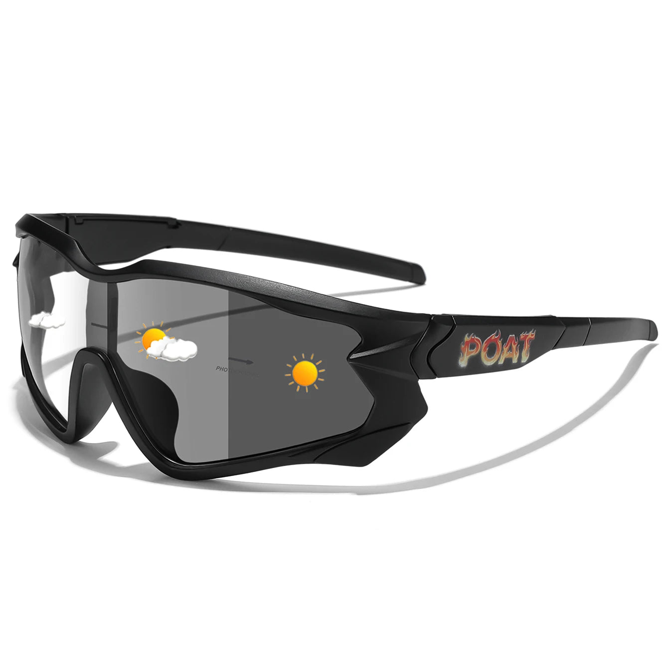 Fashion Brand Men Women Bicycle Photochromic Eyewear MTB Bike Fishing Running Cycling Sports Sunlasses Comfortable Goggles Beauty World Shop
