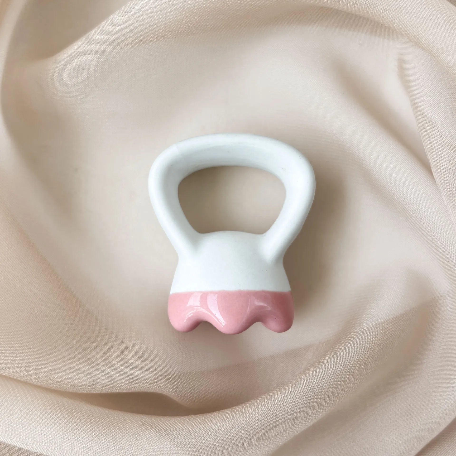 Massage Gua Sha Plate Ceramic Guasha Massage Board Ring Shape Skin Tightening Compact Ergonomic for Face Head Shoulder Knee Beauty World Shop