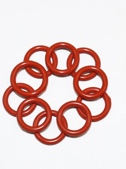 silicone O-ring set, 10 sizes, oil and heat resistant, suitable for cars and pipelines Beauty World Shop